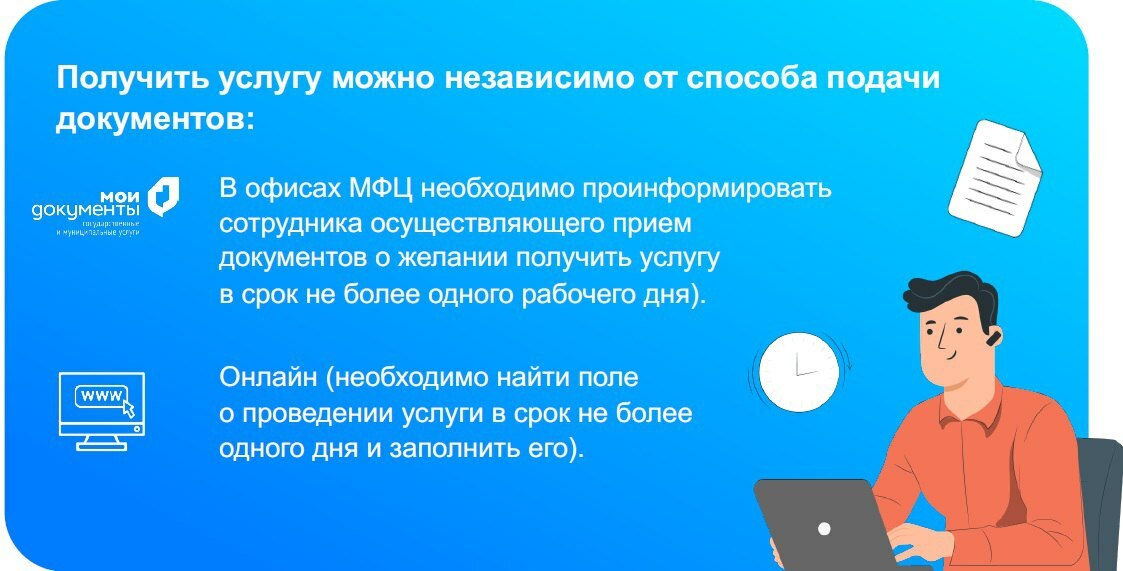 Регистрация права за 1 день